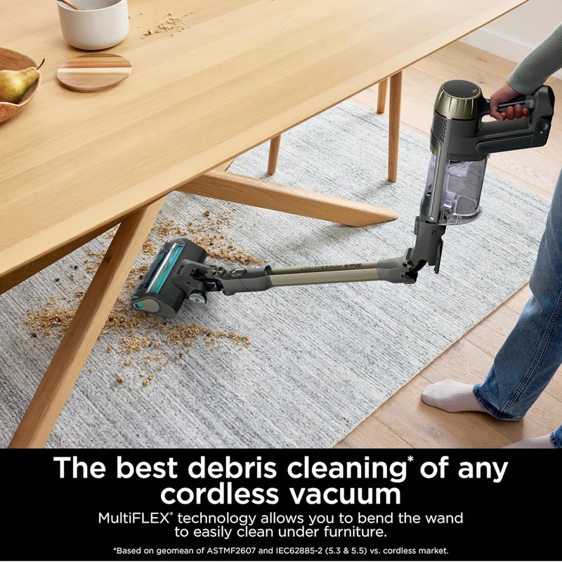 Shark PowerDetect Cordless Stick Vacuum, Powerful Suction, HEPA Filtration Dark Gray - NEW