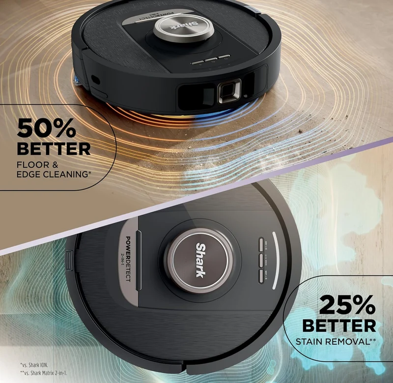 Shark Matrix Plus 2in1 Robot Vacuum & Mop with Sonic Mopping, Matrix Clean - WIFI
