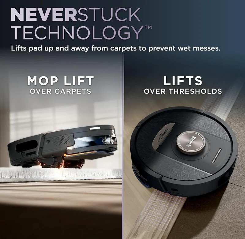 Shark Power Detect NeverTouch, Self-Empty & Self-Refill, Robot Vacuum and Mop - NEW