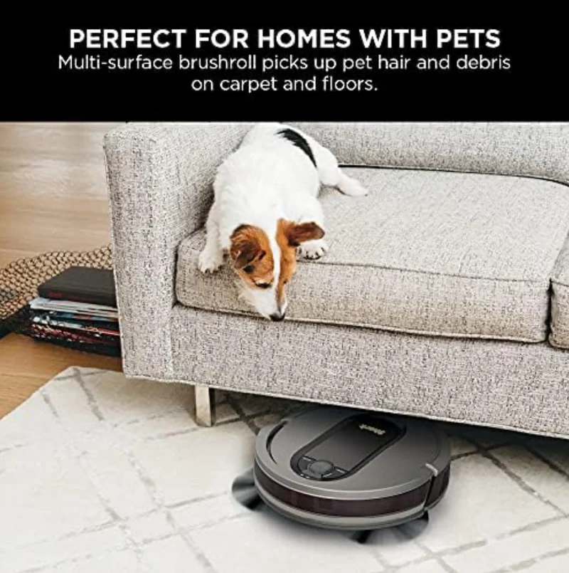 Shark AV911S EZ Robot Vacuum with Self-Empty Base, Bagless, Row-by-Row Cleaning - NEW