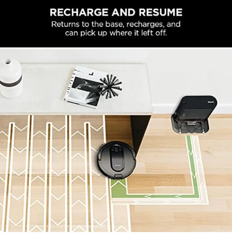 Shark AV911S EZ Robot Vacuum with Self-Empty Base, Bagless, Row-by-Row Cleaning - NEW