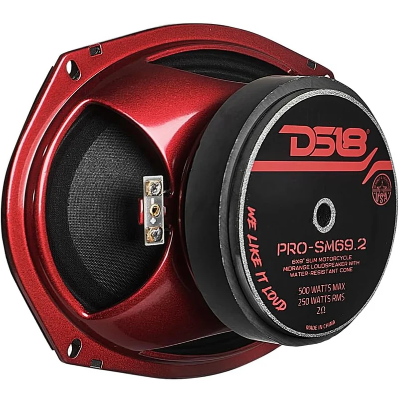 DS18 PRO-SM69.2 6x9 Shallow Water Resistant Cone Mid-Range Loudspeaker (1 Speaker)