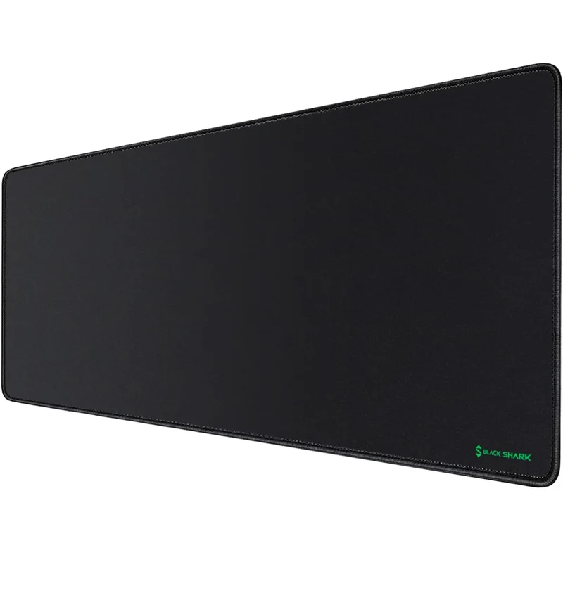 Black Shark Gaming Mouse Pad Desk Mat (31.5” x 11.8” x 0.15”) Non-Slip Rubber Base - NEW