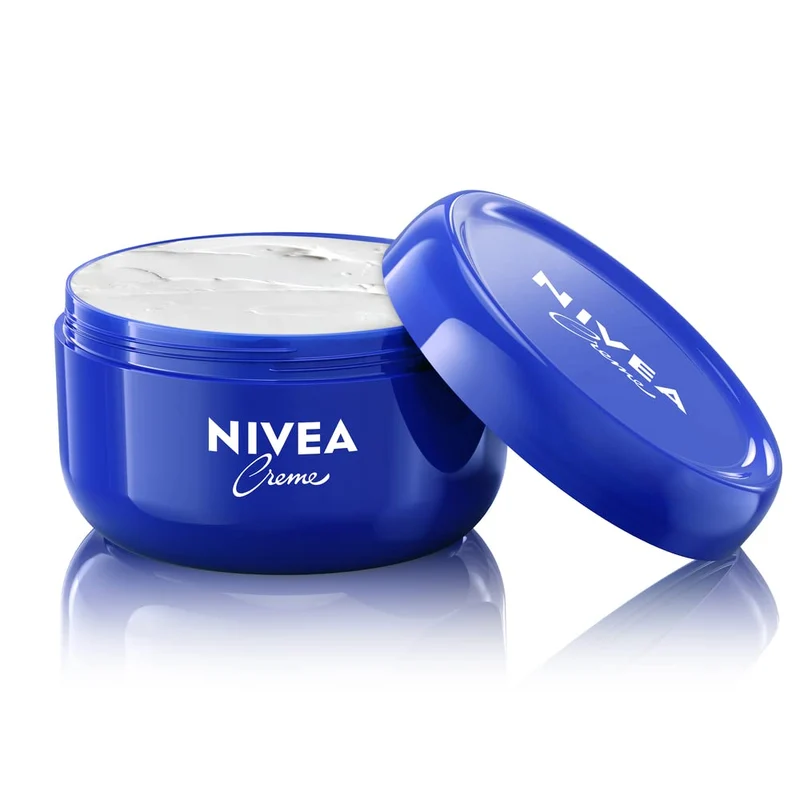 NIVEA Creme Face, Hand and Body Moisturizer Cream, Rich Body Cream for Dry Skin with Provitamin B5- All Skin Types, 16 Oz Jar (2 PK)