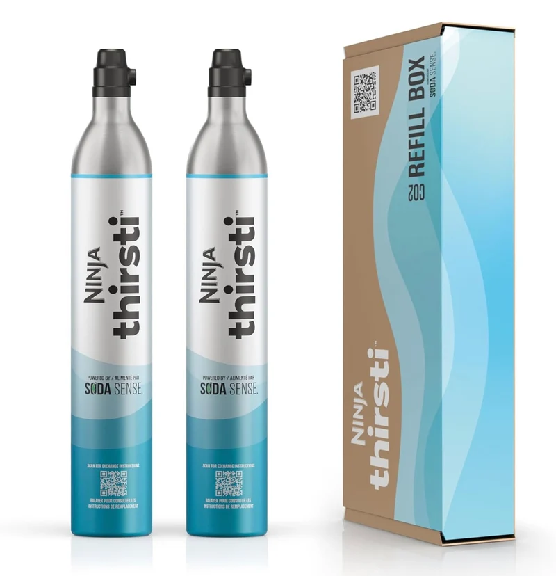 Ninja WCX02CO2 Thirsti 60L CO2 Canister (2-Pack)