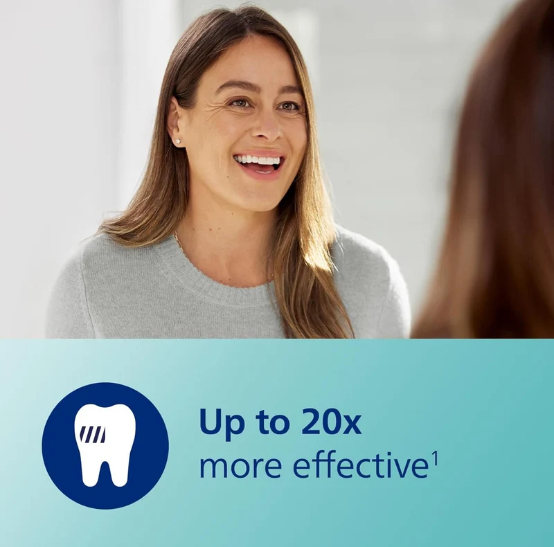 Philips Sonicare DiamondClean Smart 9300 Electric Toothbrush, Sonic Toothbrush with App, Pressure Sensor, Brush Head Detection, 4 Brushing Modes and 3 Intensity Levels - White, Model HX9903/05