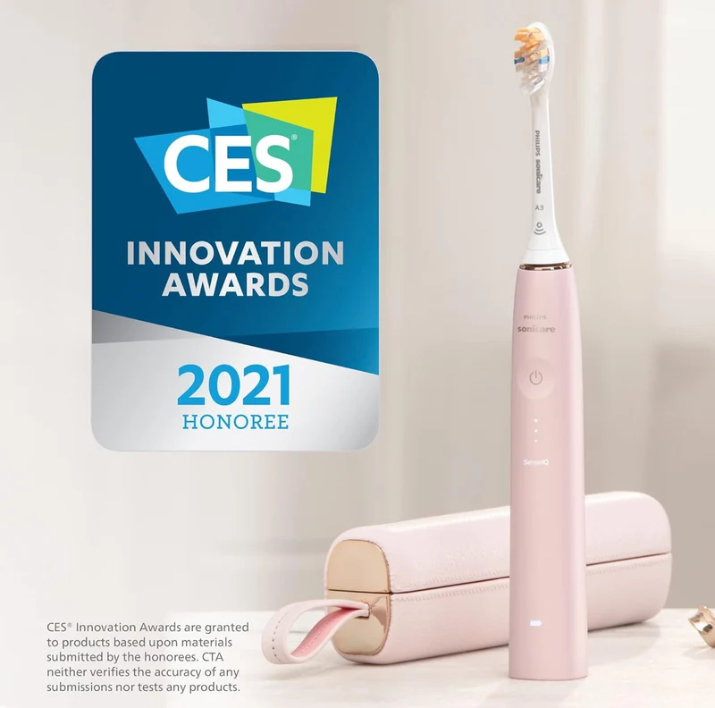 Philips Sonicare 9900 Prestige Rechargeable Electric Power Toothbrush with SenseIQ - (Pink)