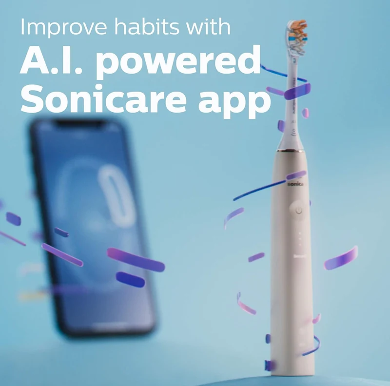 Philips Sonicare 9900 Prestige Rechargeable Electric Power Toothbrush with SenseIQ - (Champagne)