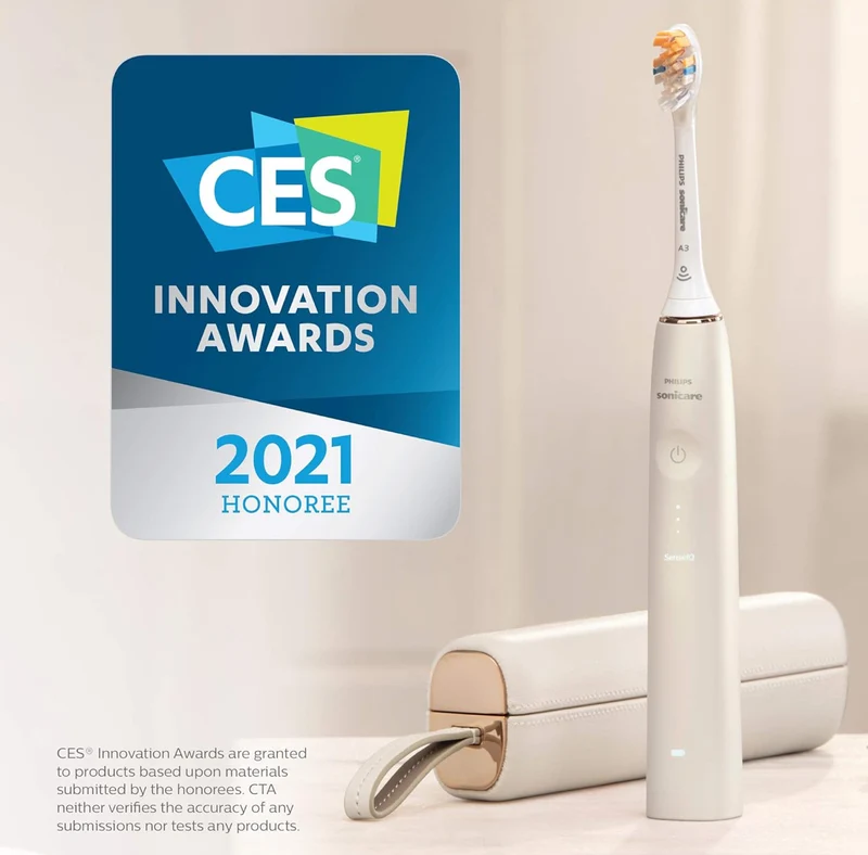 Philips Sonicare 9900 Prestige Rechargeable Electric Power Toothbrush with SenseIQ - (Champagne)