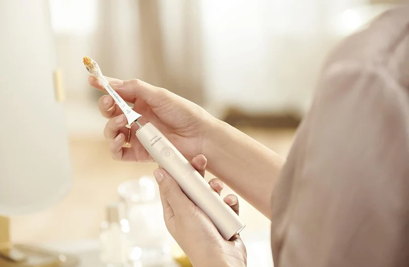 Philips Sonicare 9900 Prestige Rechargeable Electric Power Toothbrush with SenseIQ - (Champagne)