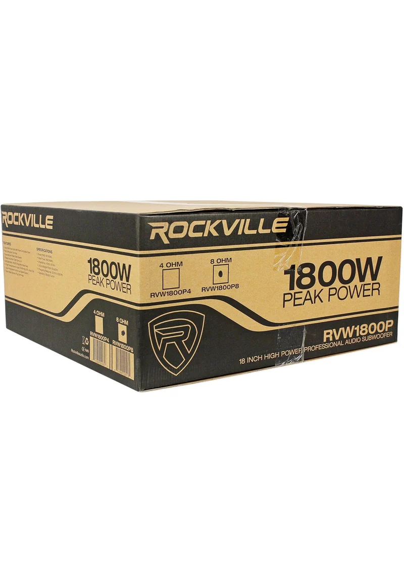 Rockville 18" Replacement Sub Driver For Behringer B1800X PRO Subwoofer