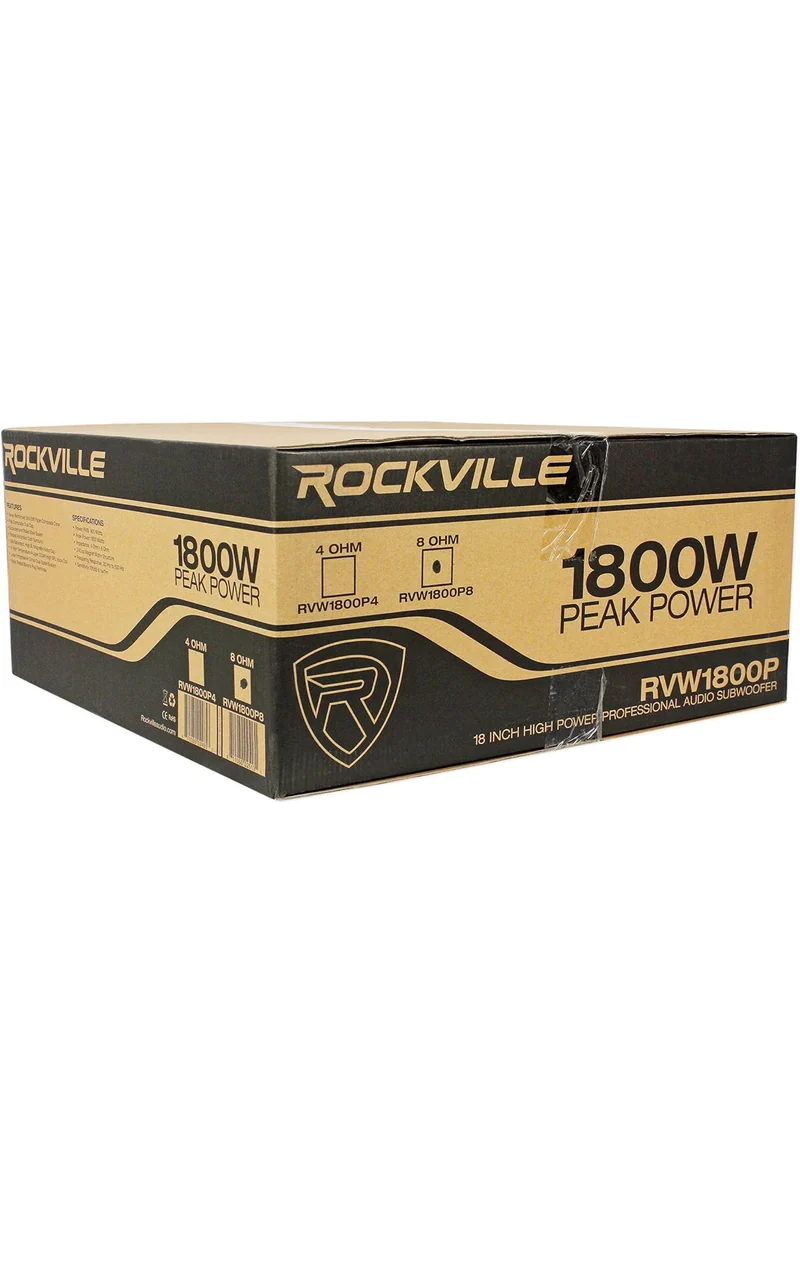 Rockville 18" Replacement Sub Driver For Behringer B1800X PRO Subwoofer