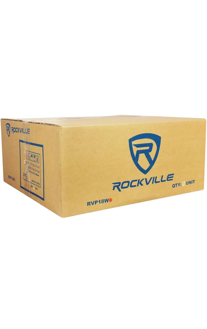 Rockville RVP18W4 1200 Watt 18" Raw Replacement DJ PA Subwoofer 4 Ohm Sub Woofer