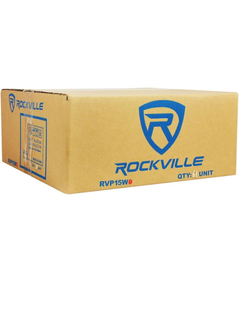 Rockville RVP15W4 1000 Watt 15" Raw DJ Subwoofer 4 Ohm Sub Woofer 51OZ Magnet Black
