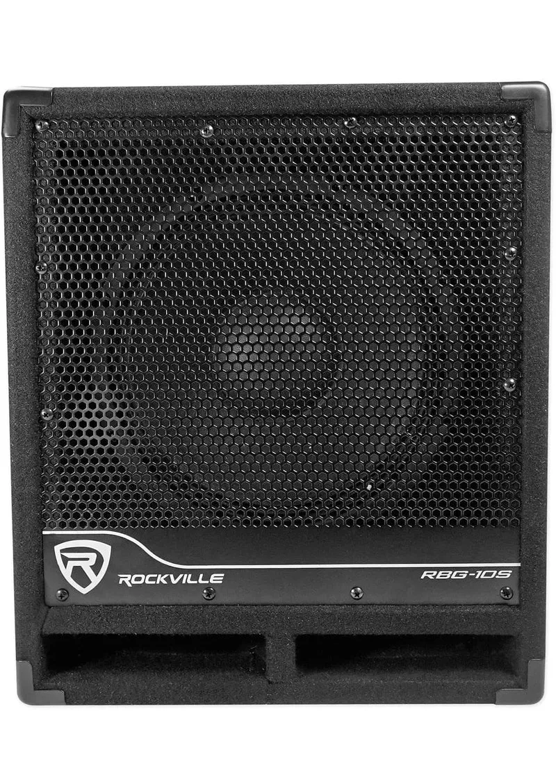 Rockville RBG10S Bass Gig 10" 1200w Powered PA Subwoofer DJ/Pro+Acoustic Riser