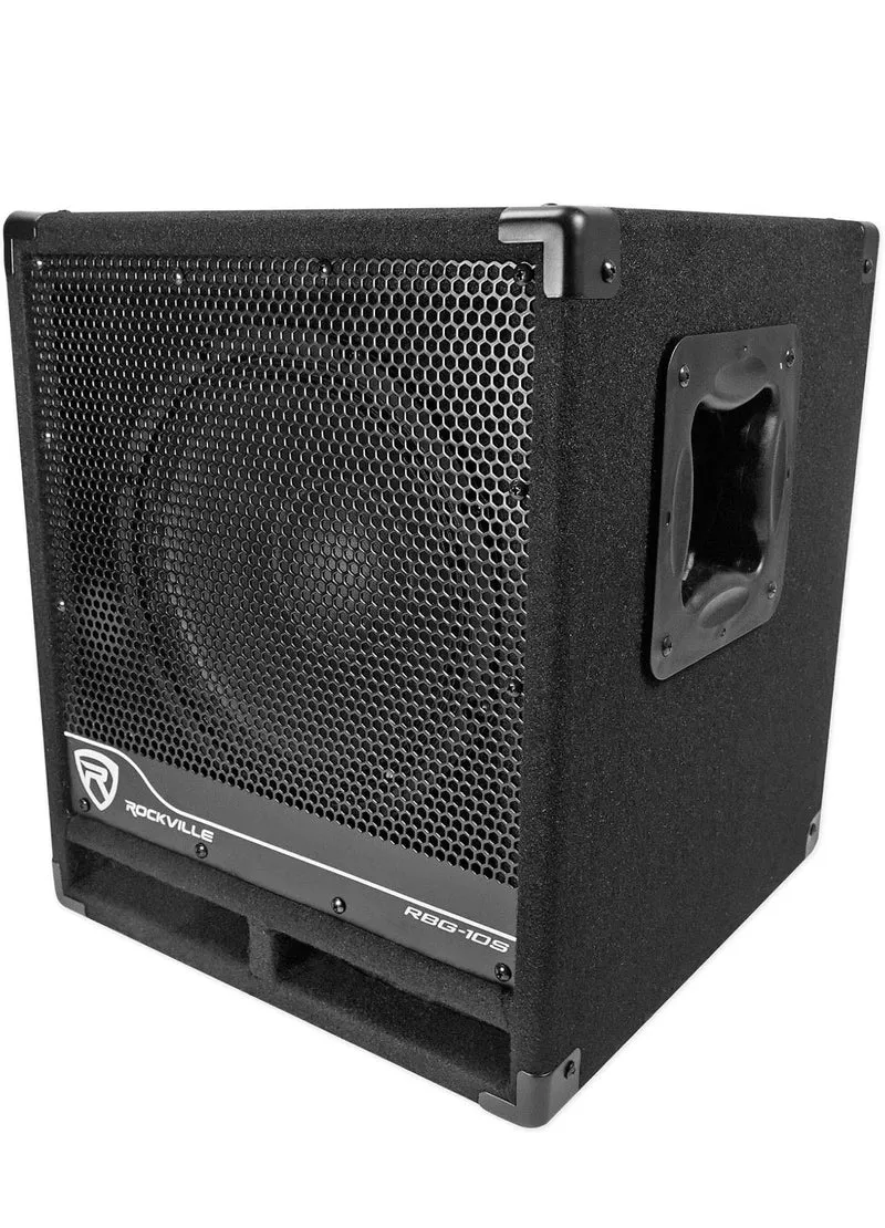 Rockville RBG10S Bass Gig 10" 1200w Powered PA Subwoofer DJ/Pro+Acoustic Riser