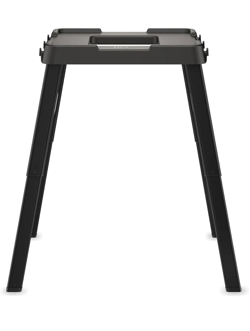 Ninja STAND Outdoor Stand, Woodfire Products, Adjustable Height, Utensil-Holder, Side Table-Compatible, Weather-Resistant, Black, 26" x 34" x 34