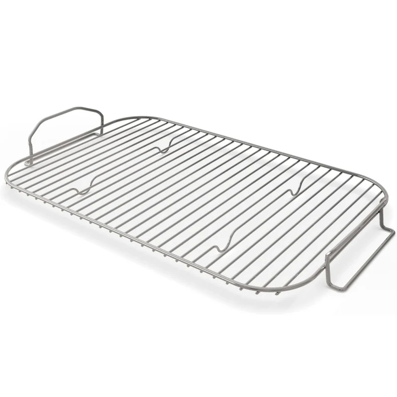 Ninja STRKXL Woodfire Roast & Smoke Rack, Compatible with OG800 and OG900 Series, Elevates Food for All-Around Charring and Smoke Absorption, Increased Airflow, Steel Smoking Rack, Silver