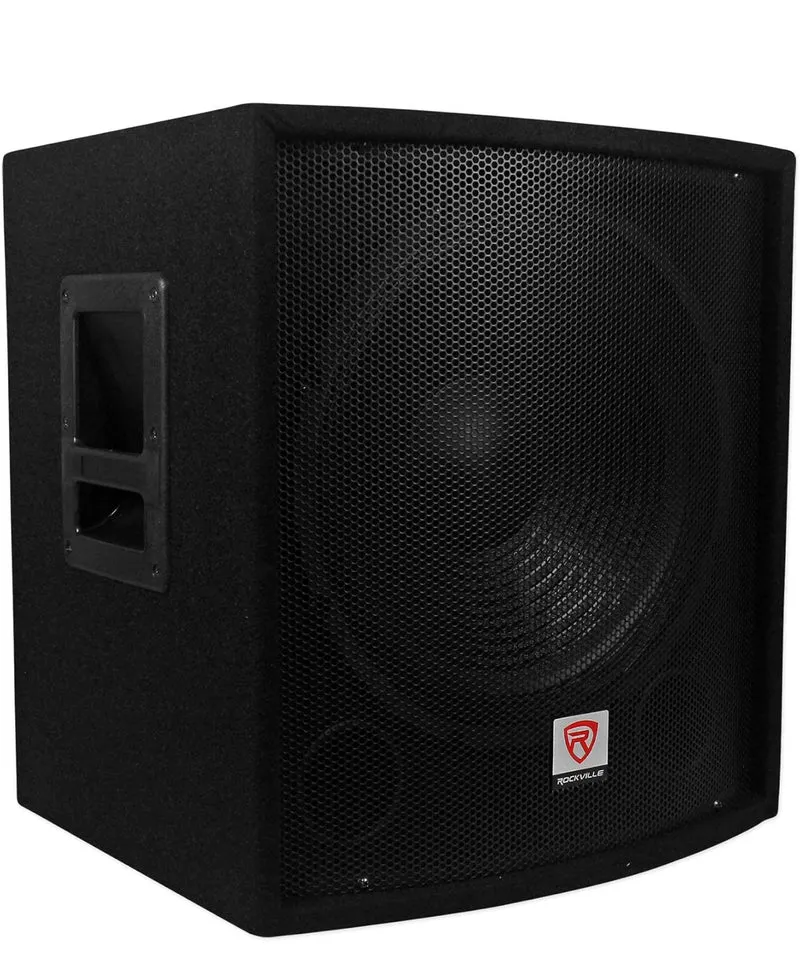 RockvilIe SBG1158 15" 800 Watt Subwoofer Sub for Church Sound Systems