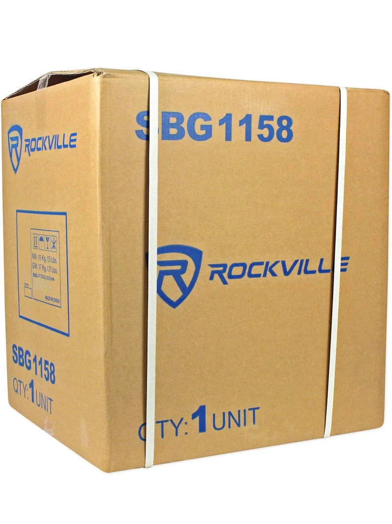 RockvilIe SBG1158 15" 800 Watt Subwoofer Sub for Church Sound Systems