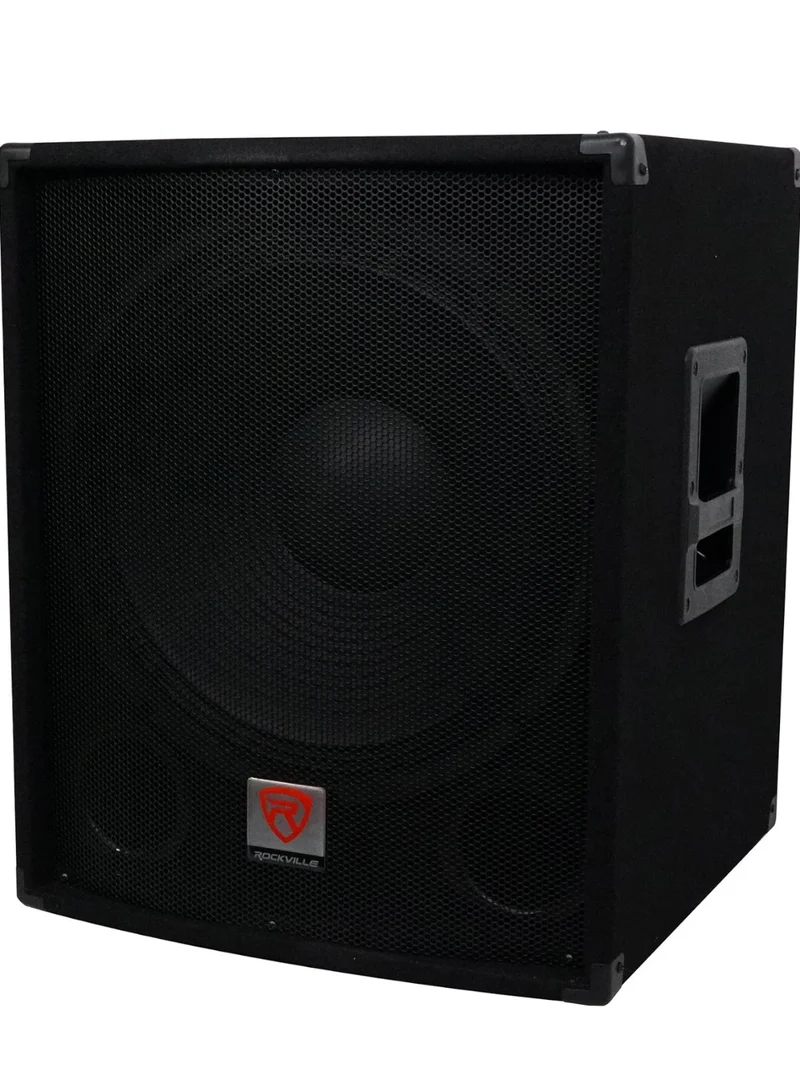 Rockville SBG1184 18" 1000 Watt Passive 4-Ohm Pro DJ Subwoofer, MDF/Pole Mount
