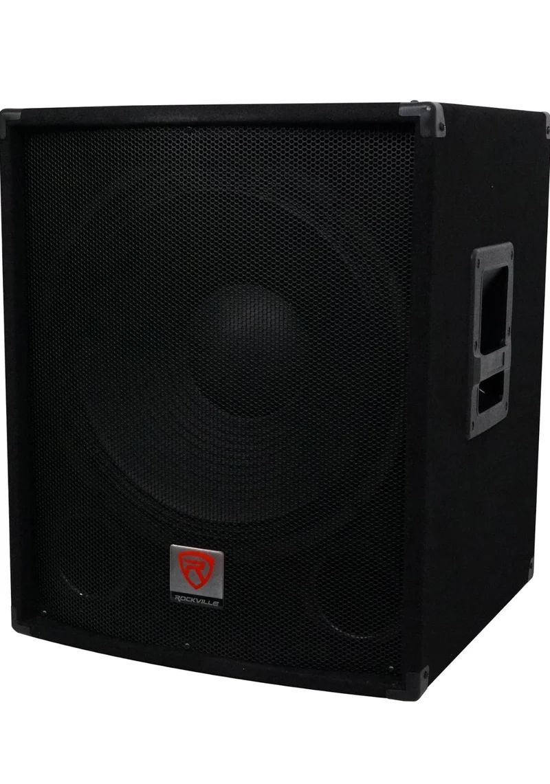 RockvilIe SBG1184 18" 1000 Watt Subwoofer Sub for Church Sound Systems
