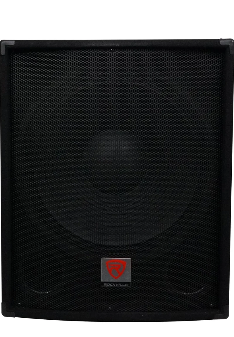 RockvilIe SBG1184 18" 1000 Watt Subwoofer Sub for Church Sound Systems