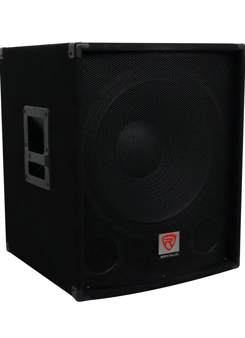 RockvilIe SBG1184 18" 1000 Watt Subwoofer Sub for Church Sound Systems