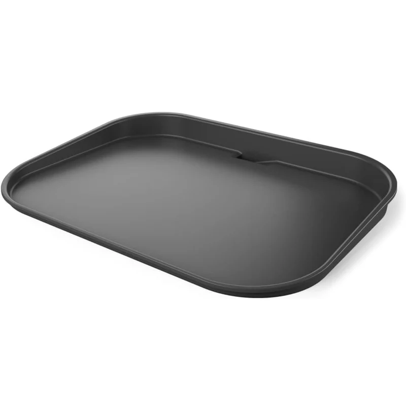 Ninja PLT Woodfire, Outdoor Flat Top Griddle Plate, Compatible with Ninja Woodfire Grills (OG700 series), Ceramic Coating, Insert, Black/Grey