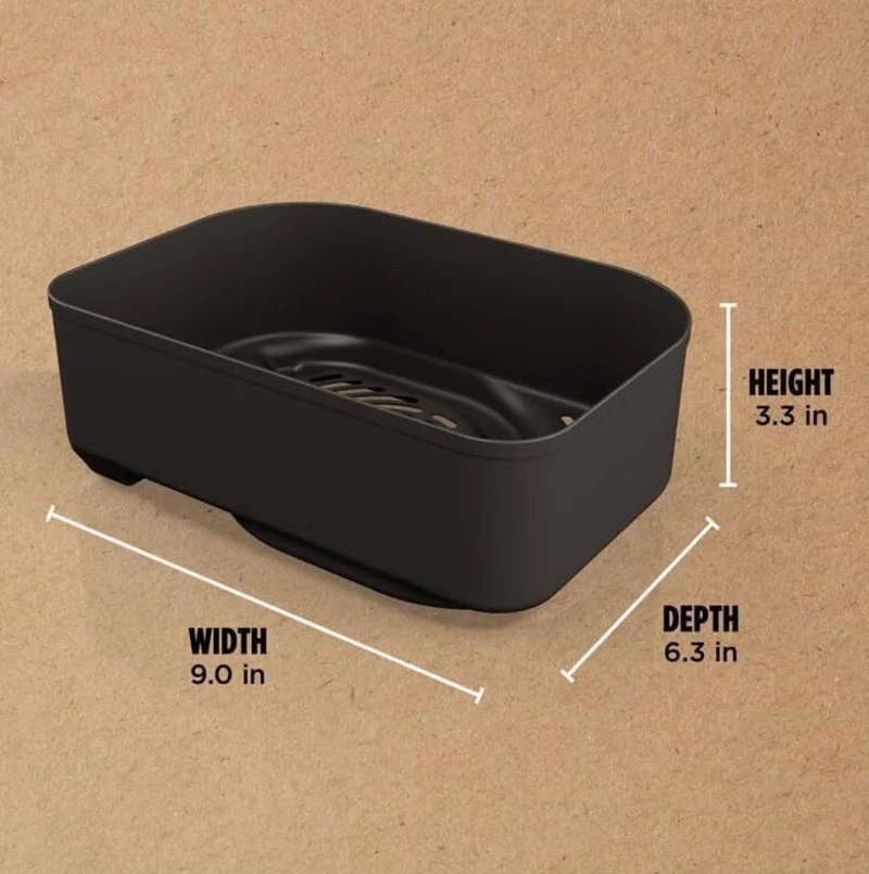 Ninja Woodfire, Combo Crisper Basket, 2.5-Quart Capacity, Compatible with Ninja Woodfire Grills (OG700 series), Nonstick, Black