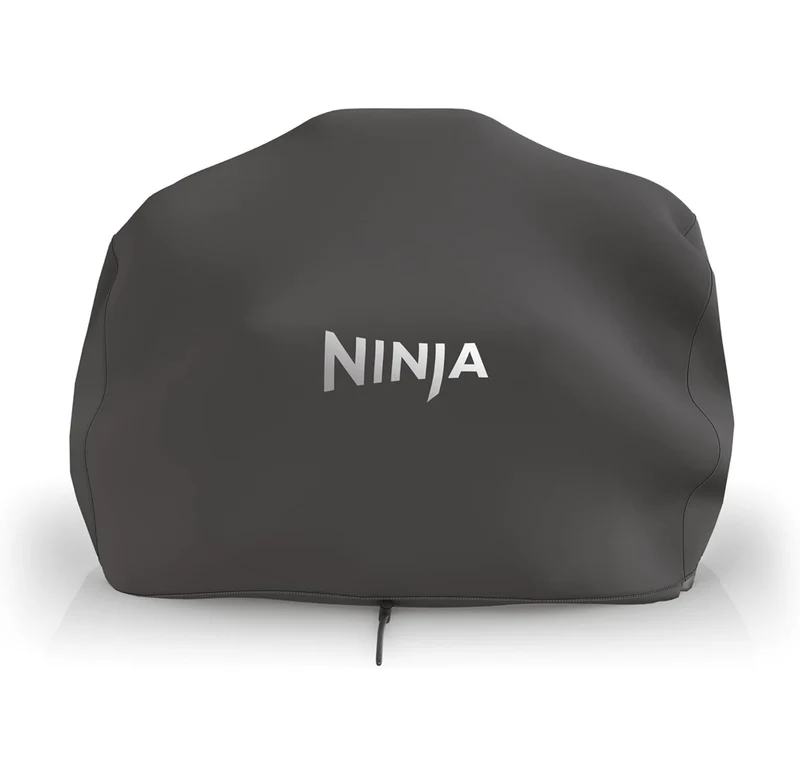 Ninja COVERXL Woodfire Premium Grill Cover Pro, Compatible with OG800 and OG900 Series, UV & Water Resistant, Elastic Drawstring for Snug Fit, Lightweight, Year-Round Protection, 13'' x 24'', Black