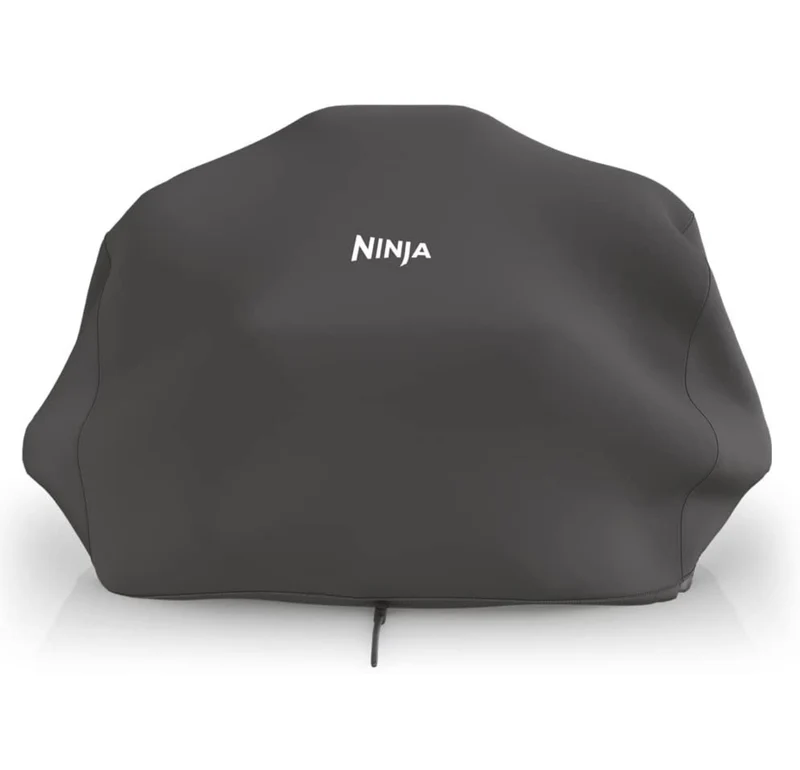 Ninja CoverPremium Outdoor Cover, Compatible Woodfire Grills (OG700 Series), Water-Resistant, Anti-Fade Fabric, Lightweight, Black, 19'' x 24'' x 13'