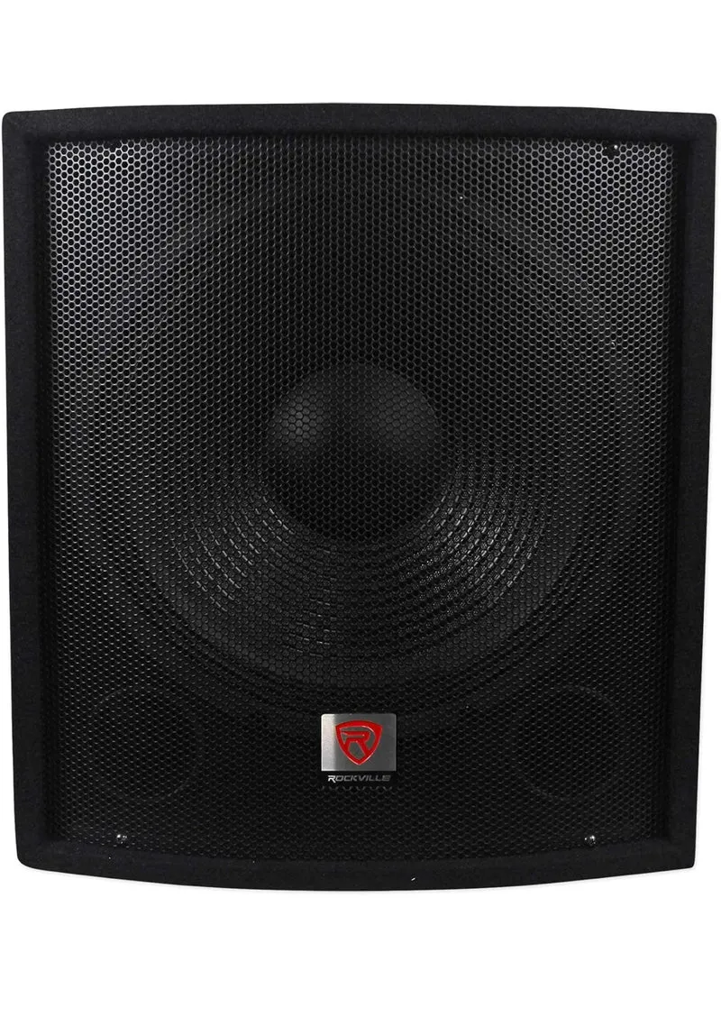 Rockville (2) SBG1158 15" 800w Passive Pro DJ Live Sound Subwoofers MDF Cabinets