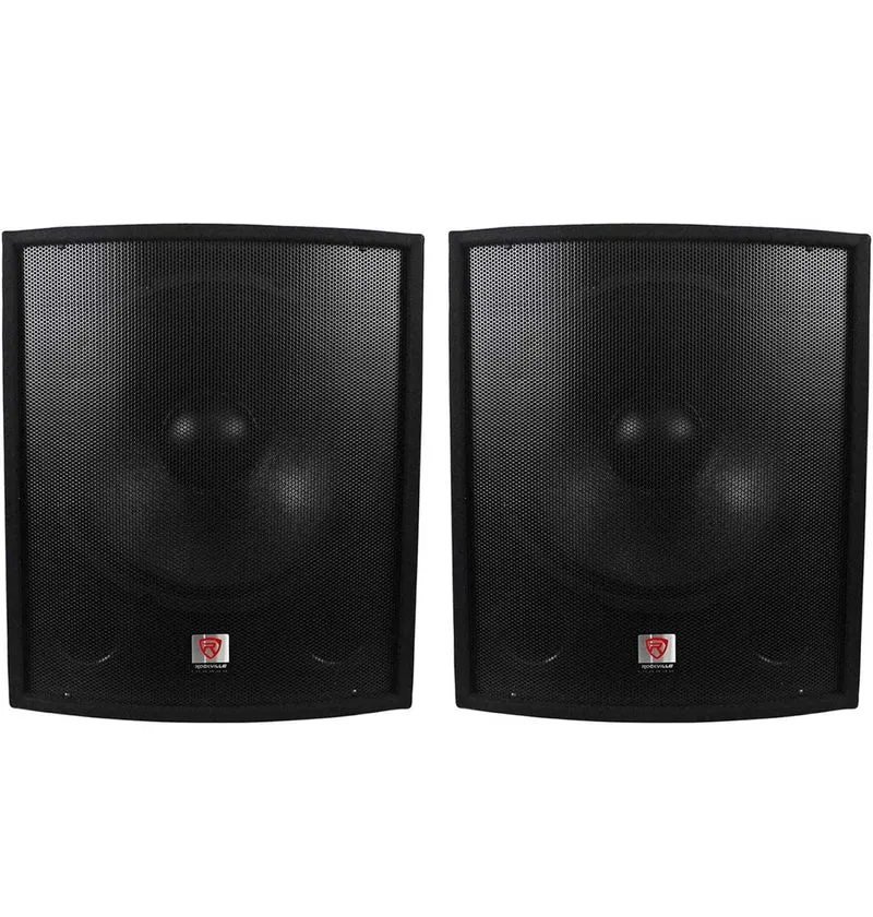Rockville (2) New SBG1188 18" 2000 Watt Passive Pro DJ Subwoofers Subs