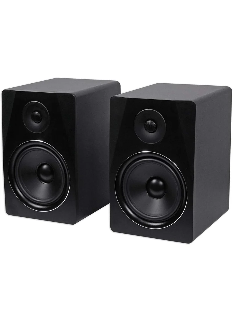 Rockville APM8B 8" 2-Way 500W Active/Powered USB Studio Monitor Speakers Pair