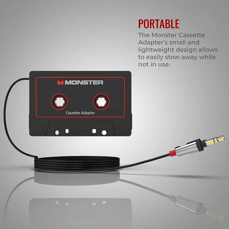 Monster iCarPlay Cassette Adapter 800 for iPod and iPhone