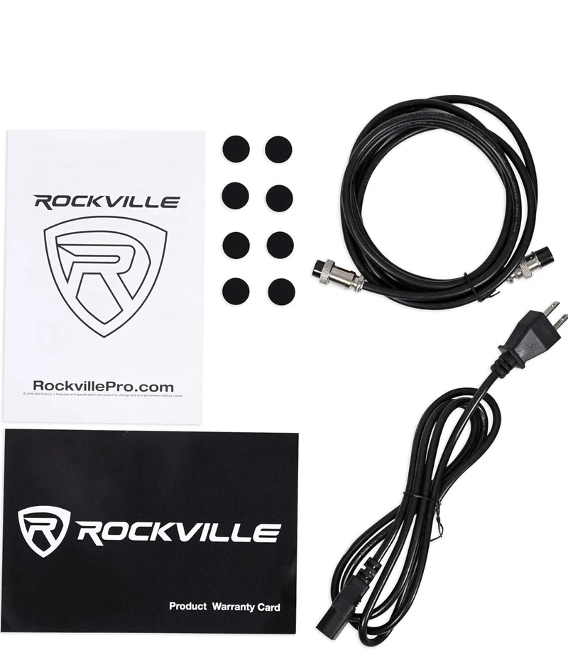 Rockville 2-Way 250W Active/Powered USB Studio Monitor Speakers Pair, 5.25 inch (APM5W)