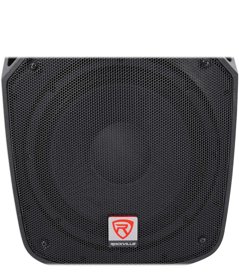 (2) Rockville SPGN128 12" 2400W DJ PA Speakers 8-Ohm+Speaker Bags BUNDLE