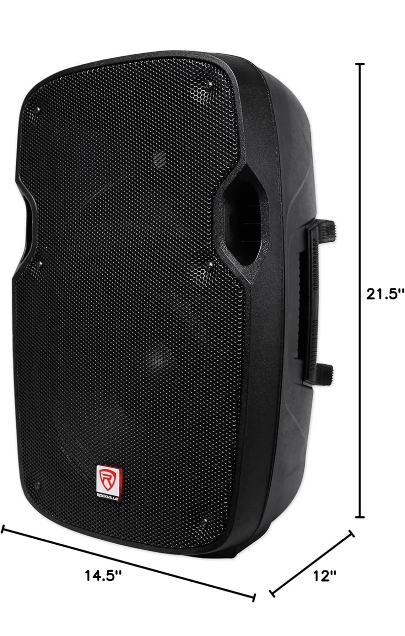 Rockville SPGN104 10" Passive 800W DJ PA Speaker ABS Lightweight Cabinet 4 Ohm