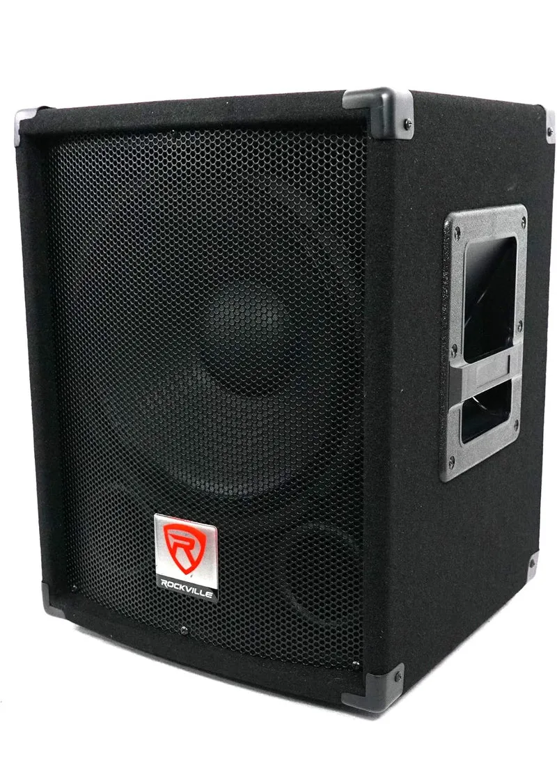 Rockville SBG1128 12" 600 Watt Passive Pro DJ Subwoofer, MDF Cabinet/Pole Mount