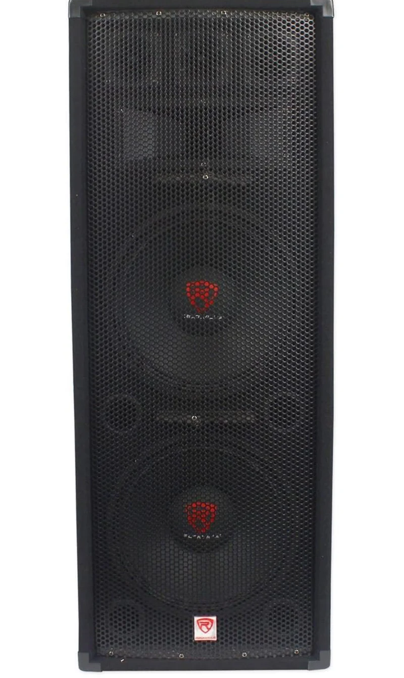 Rockville Dual 12” 2000 Watt 3-Way 8-Ohm Passive DJ/Pro Audio PA Speaker (RSG12.2)