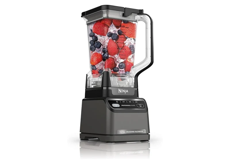 Ninja BR201AMZ Professional Blender 2.0, 1200 Watts, Auto-iQ Program, Total Crushing Blades, 72-oz. Pitcher Dishwasher-Safe Parts - Dark Grey