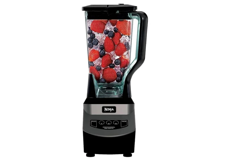 Ninja Blender Crushes Ice Fruit, and-Veggies, 1000-Watt, Dishwasher Safe - Black (NJ601AMZ)