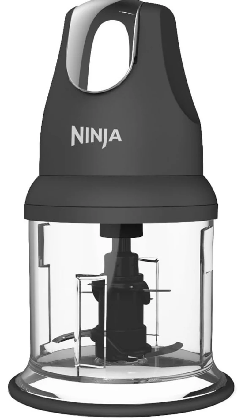 Ninja Food Chopper Express Chop with 200-Watt, 16-Ounce Bowl for Mincing, Chopping, Grinding, Blending and Meal Prep (NJ110GR)