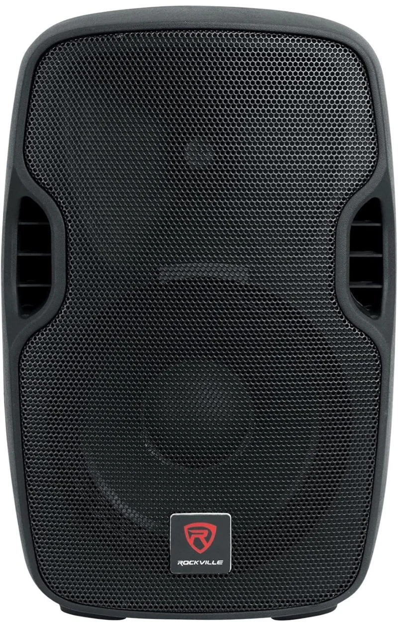 Rockville 2 BPA10 10" Powered 400W DJ PA Speakers w/Bluetooth Package