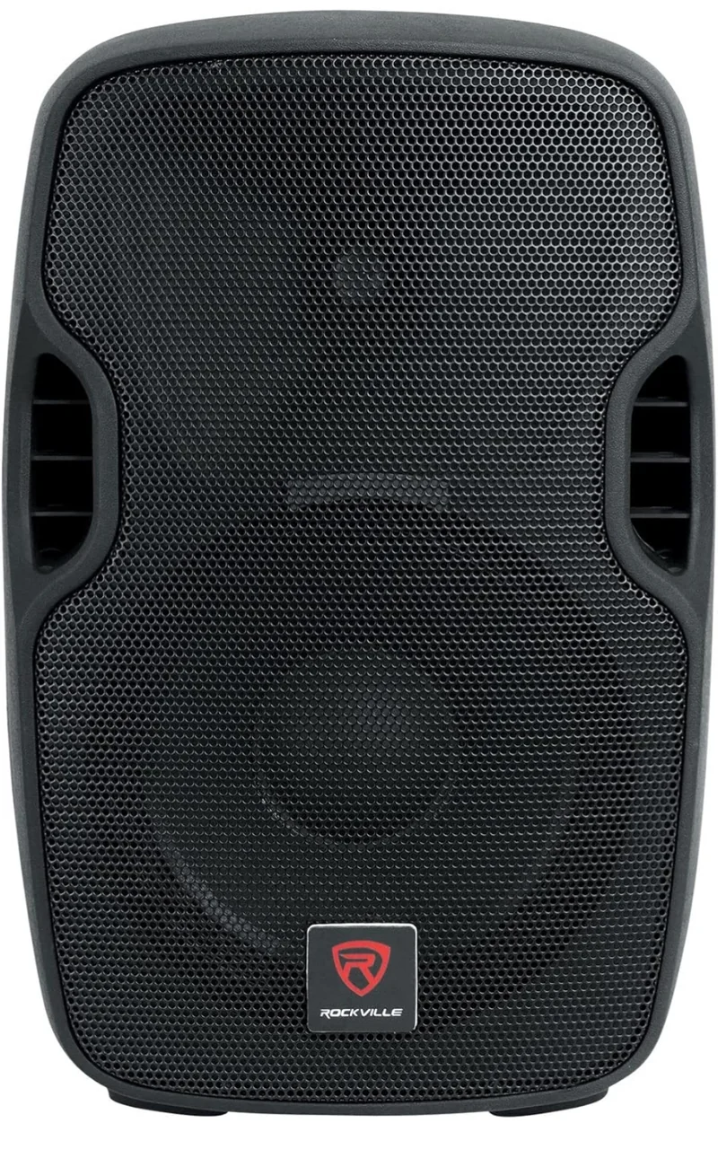 Rockville Bundle: (2) BPA10 10" Professional Powered Active 400w DJ PA Speaker Bundle with RDJ3BT 2 Ch DJ Mixer PACKAGE