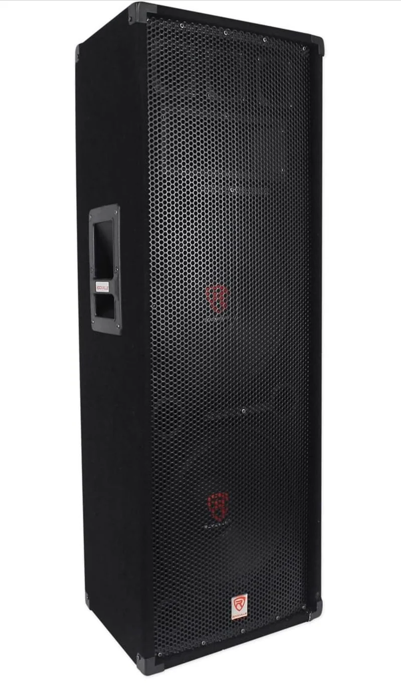 Rockville RSG12.2 Dual 12” 2000 Watt 3-Way 4-Ohm Passive DJ/Pro Audio PA Speaker