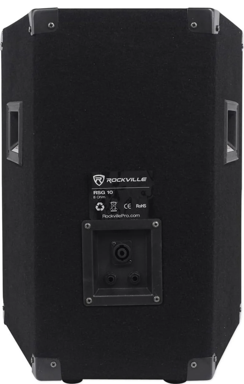 Rockville 10” 400 Watt 8-Ohm 2-Way Passive DJ/Pro PA Speaker, 10 inch (RSG10)