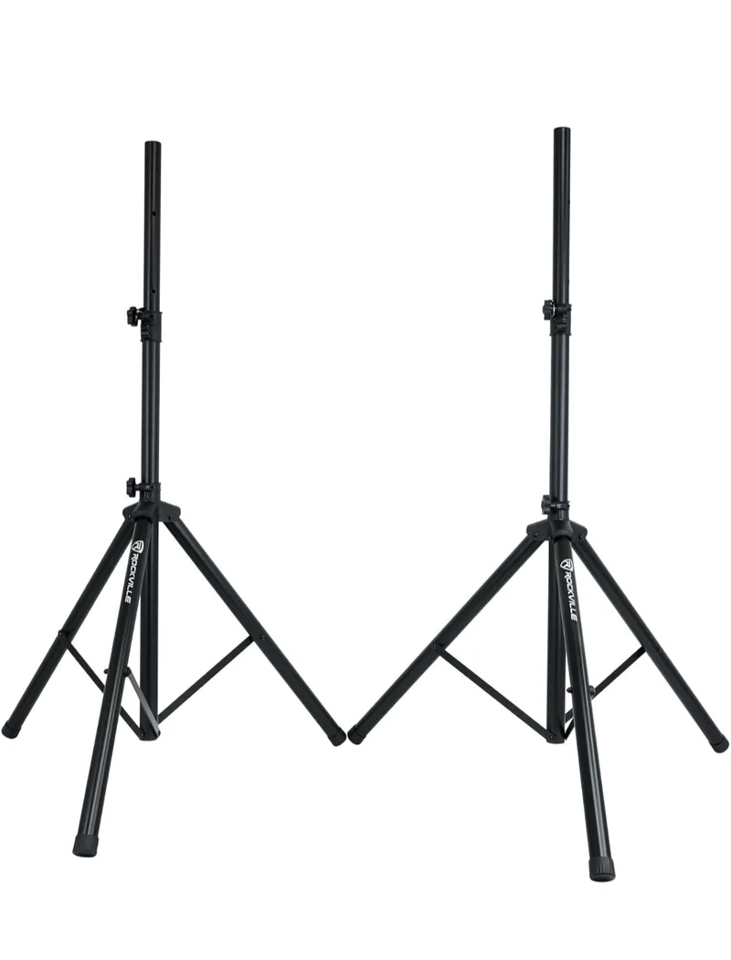 Rockville RPG122K 12" 600W Portable PA System, 3 Channel Mixer Bluetooth, Includes Mic, Stands, Cables BUNDLE