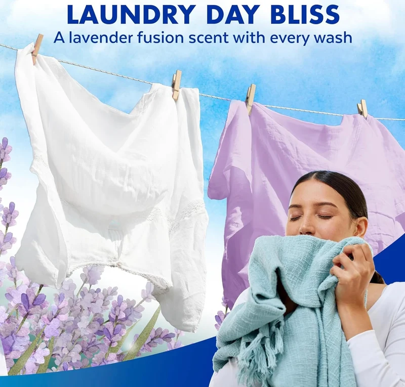 Lysol Disinfectant Laundry Sanitizer & Scent Booster, Laundry Detergent Additive, Color Safe Bleach Alternative, Laundry Odor Eliminator, Kills Bacteria & Viruses, Lavender Scent, 90 Fl Oz